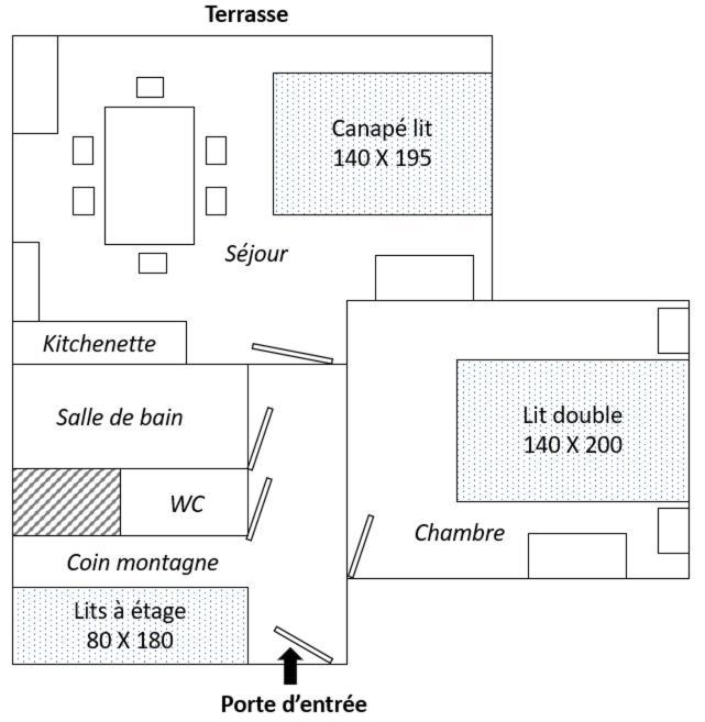 Appartement Renove T2, Vue Montagne Samoëns Eksteriør bilde