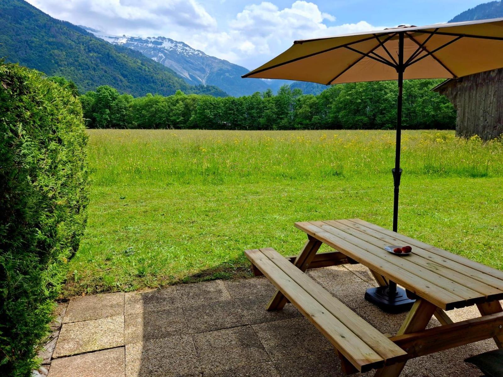 Appartement Renove T2, Vue Montagne Samoëns Eksteriør bilde